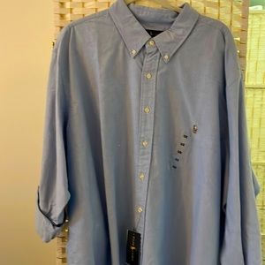 Ralph Lauren Polo classic long sleeve blue shirt